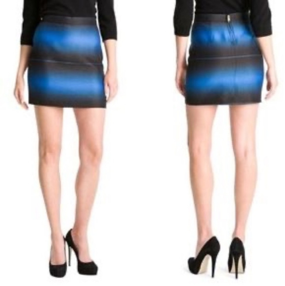 MARC by Marc Jacobs LIDA Mini/Short Skirt Ombre Blue/Black NEW W/Tags! Size 12